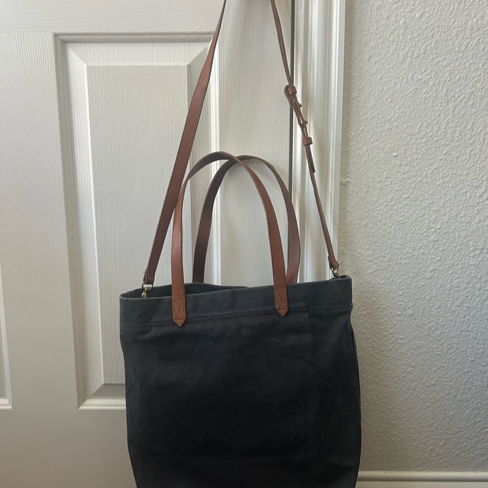 Madewell Black and Brown Shoulder Bag